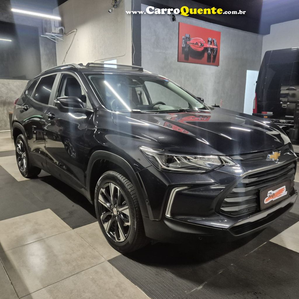 CHEVROLET   TRACKER PREMIER 1.2 TURBO 12V FLEX AUT.   CINZA 2024 1.2 FLEX - Loja