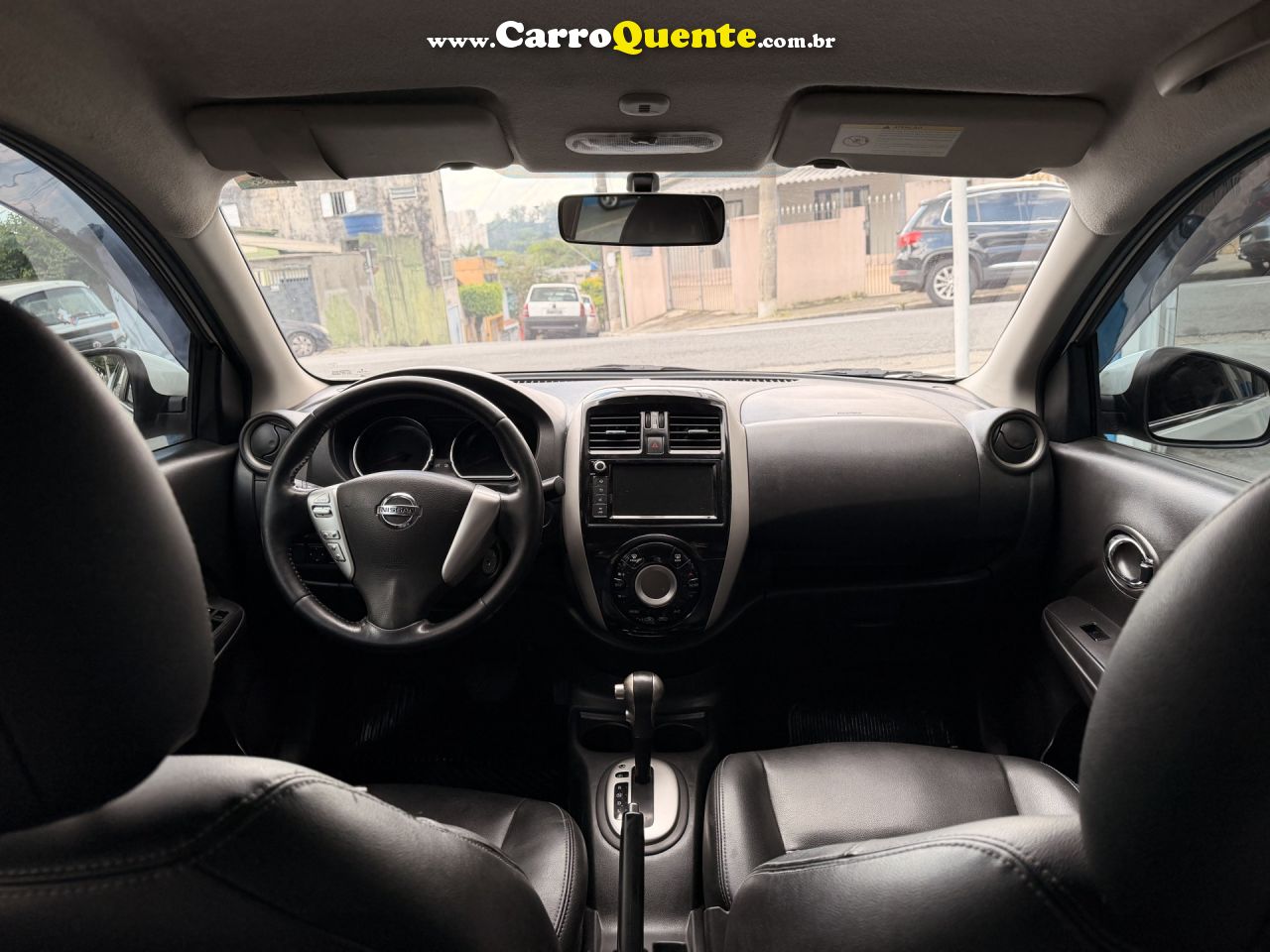 NISSAN   VERSA SL 1.6 16V FLEXSTART 4P AUT.   BRANCO 2020 1.6 GASOLINA - Loja