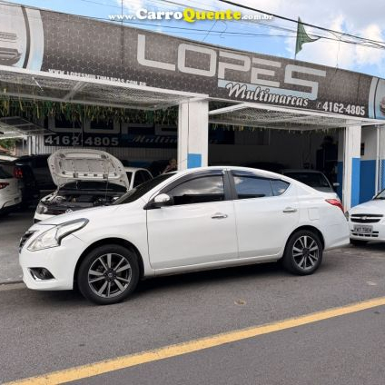 NISSAN   VERSA SL 1.6 16V FLEXSTART 4P AUT.   BRANCO 2020 1.6 GASOLINA