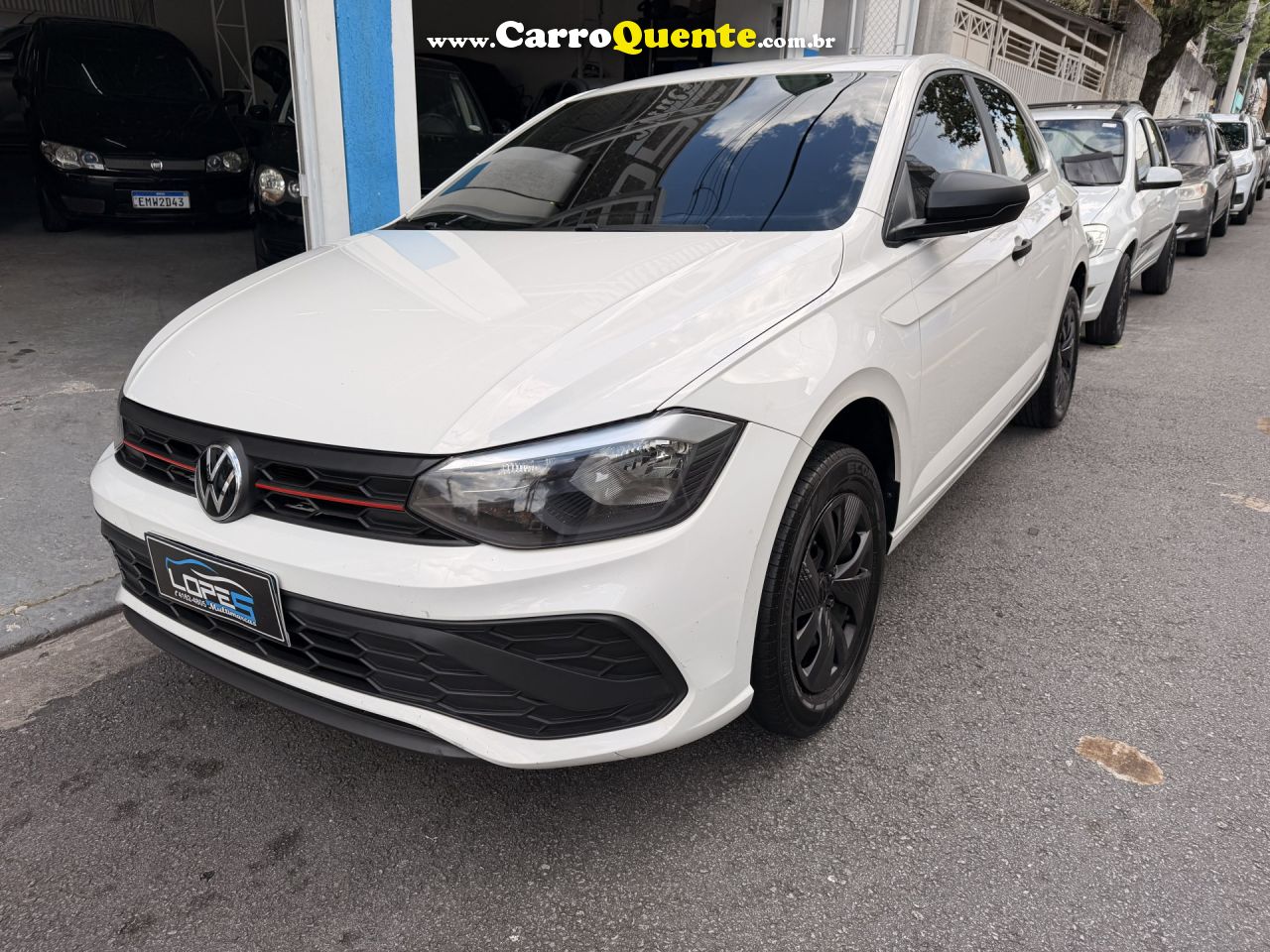 VOLKSWAGEN   POLO TRACK 1.0 FLEX 12V 5P   BRANCO 2023 1.0 FLEX - Loja