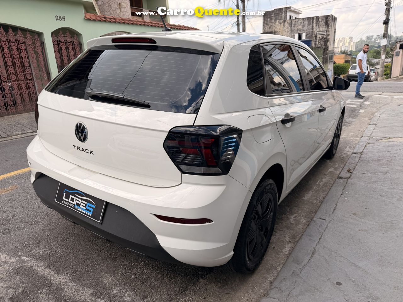VOLKSWAGEN   POLO TRACK 1.0 FLEX 12V 5P   BRANCO 2023 1.0 FLEX - Loja