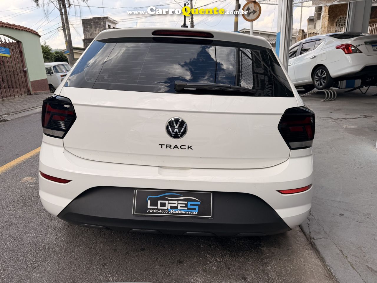 VOLKSWAGEN   POLO TRACK 1.0 FLEX 12V 5P   BRANCO 2023 1.0 FLEX - Loja