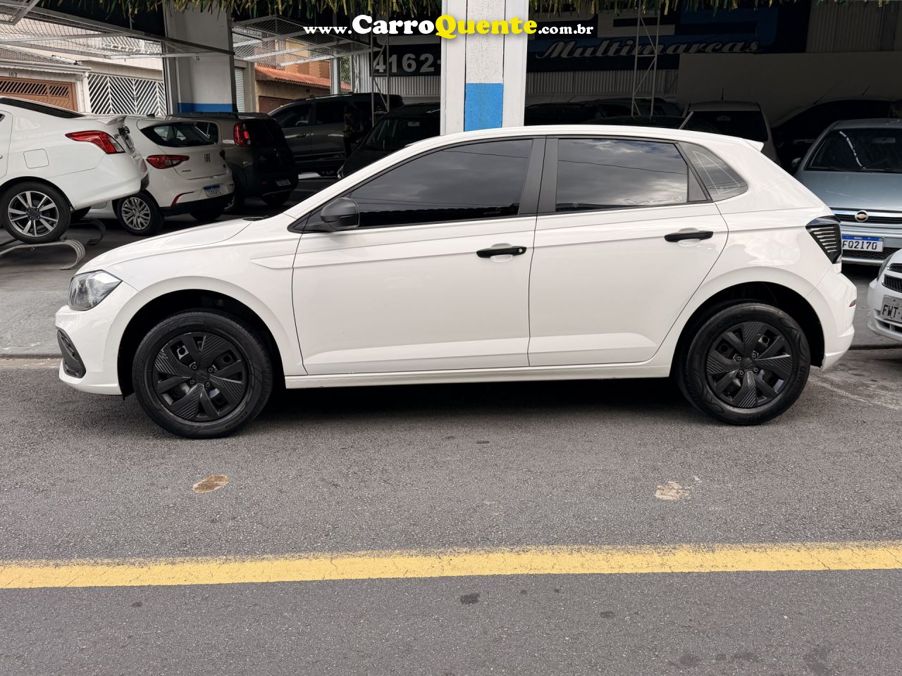 VOLKSWAGEN   POLO TRACK 1.0 FLEX 12V 5P   BRANCO 2023 1.0 FLEX - Loja