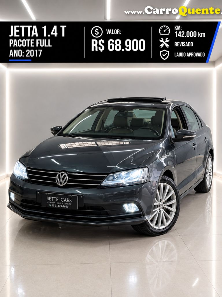 VOLKSWAGEN   JETTA HIGHLINE 2.0 TSI 16V 4P TIPTRONIC   CINZA 2016 2.0 GASOLINA - Loja