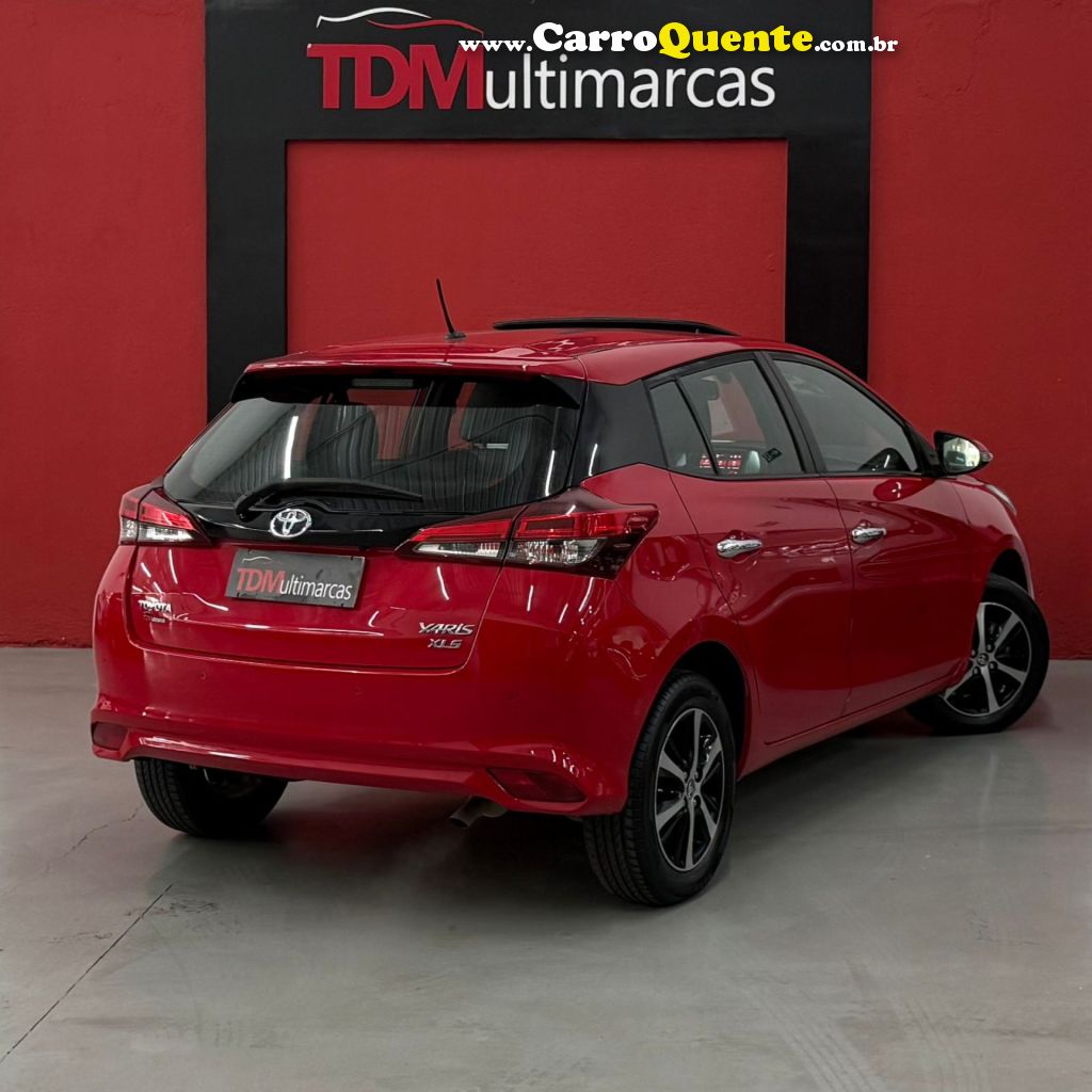 TOYOTA   YARIS XLS 1.5 FLEX 16V 5P AUT.   VERMELHO 2019 1.5 FLEX - Loja