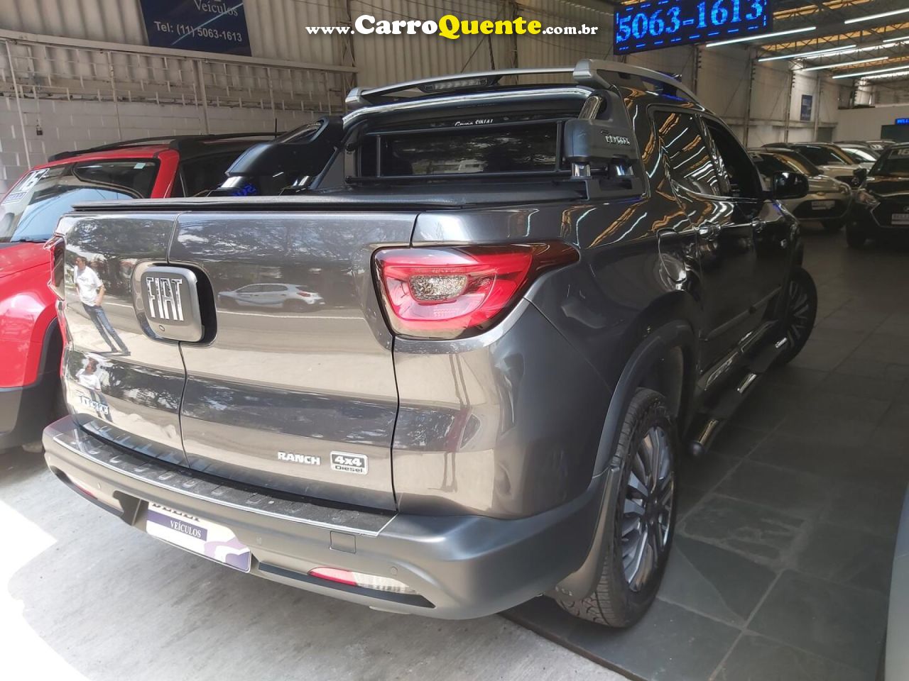 FIAT   TORO RANCH 2.0 16V 4X4 DIESEL AUT.   CINZA 2025 2.0 DIESEL - Loja