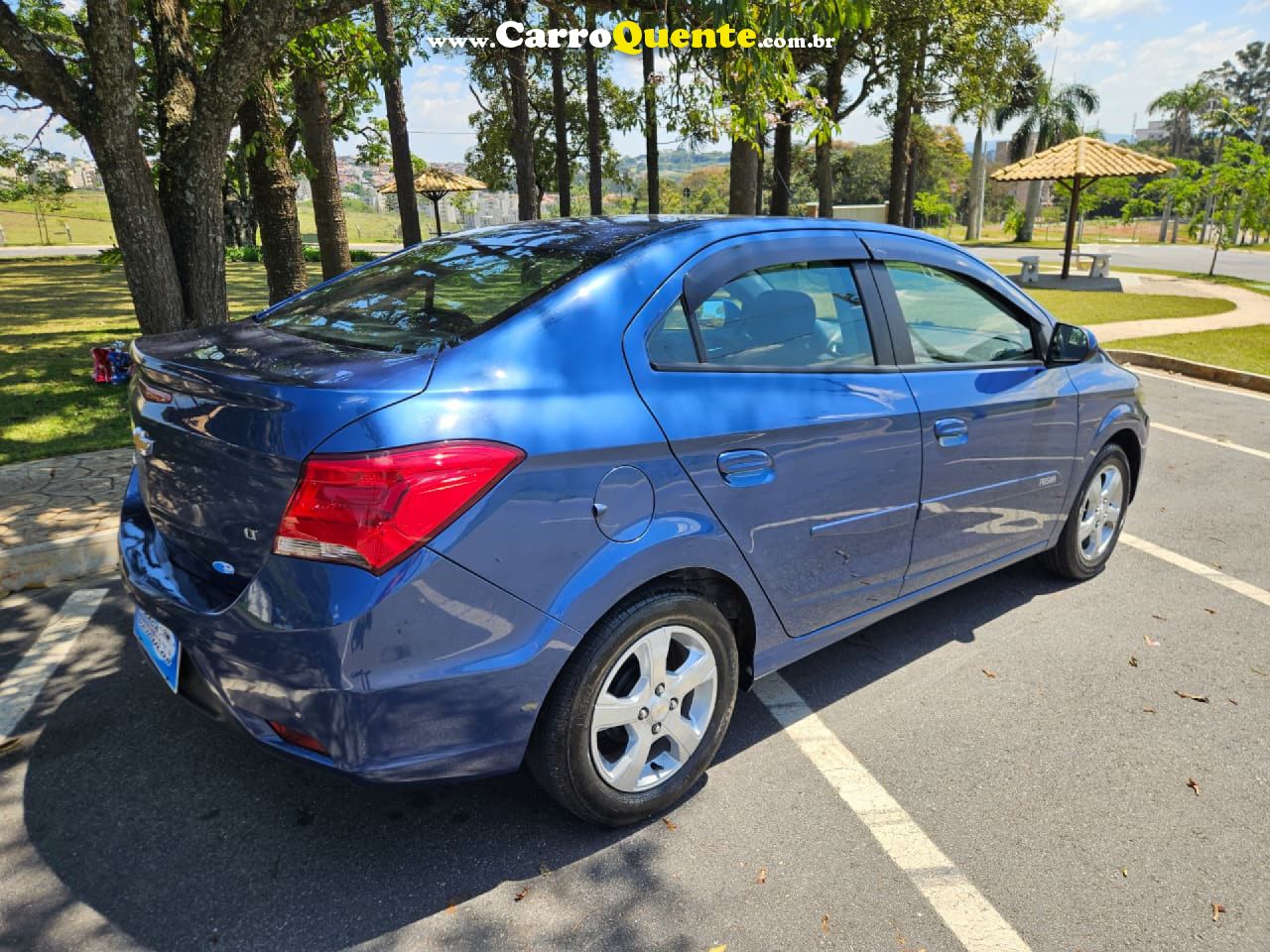 CHEVROLET   PRISMA SED. LT 1.4 8V FLEXPOWER 4P   AZUL 2019 1.4 FLEX - Loja