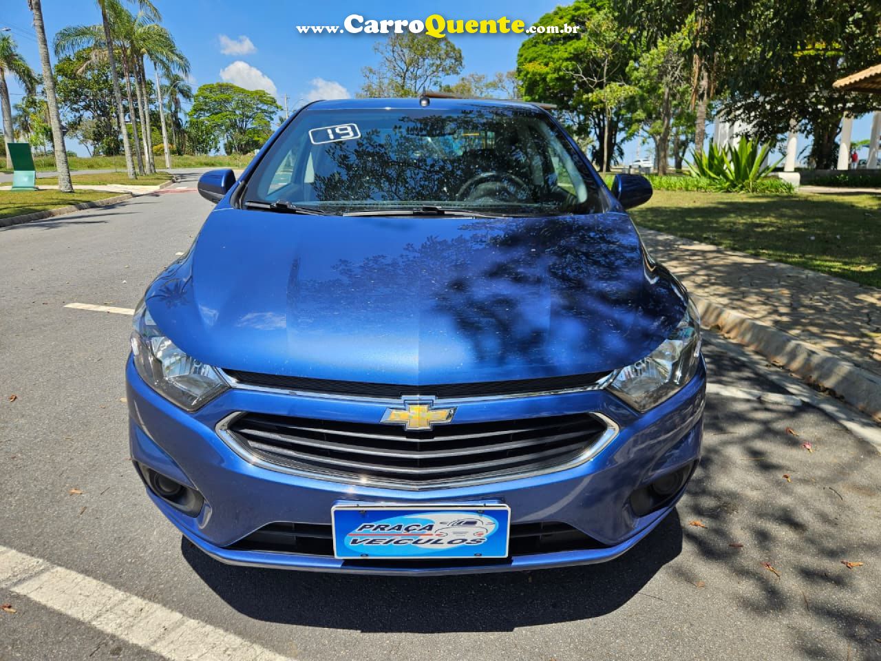CHEVROLET   PRISMA SED. LT 1.4 8V FLEXPOWER 4P   AZUL 2019 1.4 FLEX - Loja