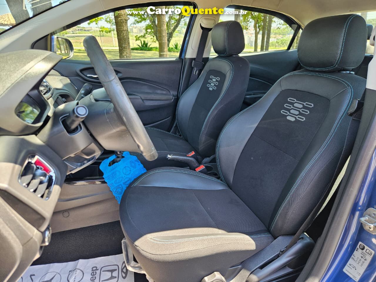 CHEVROLET   PRISMA SED. LT 1.4 8V FLEXPOWER 4P   AZUL 2019 1.4 FLEX - Loja