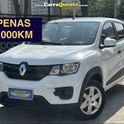 RENAULT   KWID ZEN 1.0 FLEX 12V 5P MEC.   BRANCO 2018 1.0 12V FLEX