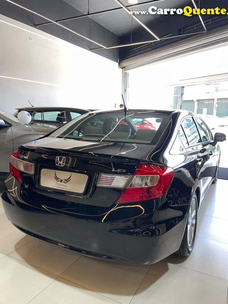 HONDA   CIVIC SEDAN LXS 1.81.8 FLEX 16V AUT. 4P   PRETO 2013 1.8 FLEX - Loja
