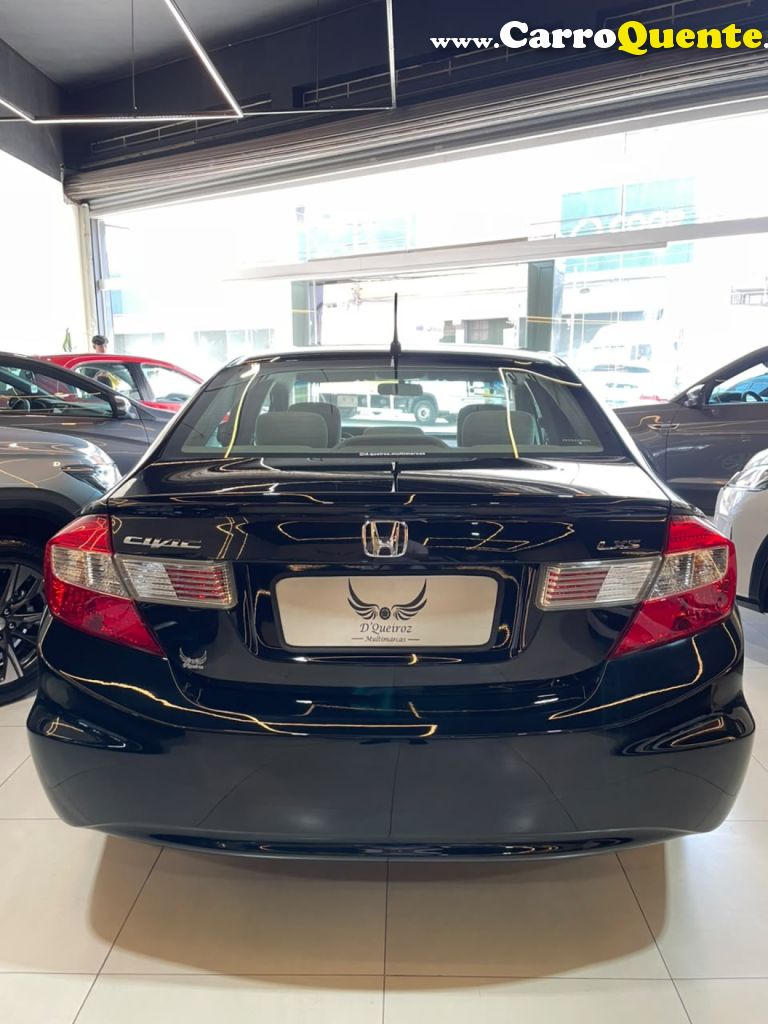 HONDA   CIVIC SEDAN LXS 1.81.8 FLEX 16V AUT. 4P   PRETO 2013 1.8 FLEX - Loja