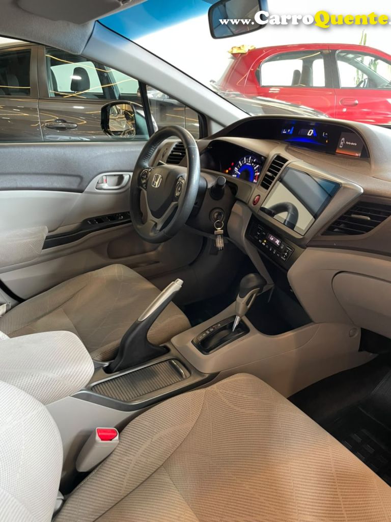 HONDA   CIVIC SEDAN LXS 1.81.8 FLEX 16V AUT. 4P   PRETO 2013 1.8 FLEX - Loja