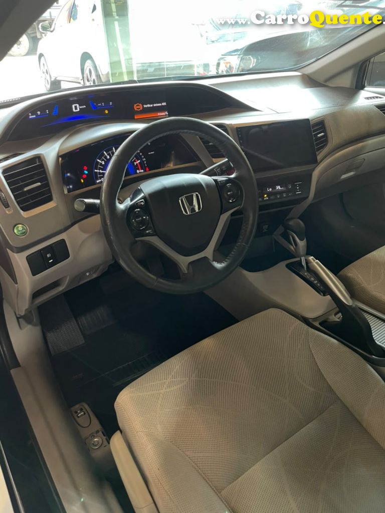 HONDA   CIVIC SEDAN LXS 1.81.8 FLEX 16V AUT. 4P   PRETO 2013 1.8 FLEX - Loja
