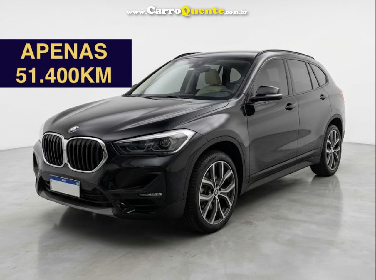 BMW   X1 2.0 16V TURBO ACTIVEFLEX SDRIVE20I GP PLUS 4P AUTOMÁTICO   PRETO 2022 2.0 FLEX - Loja