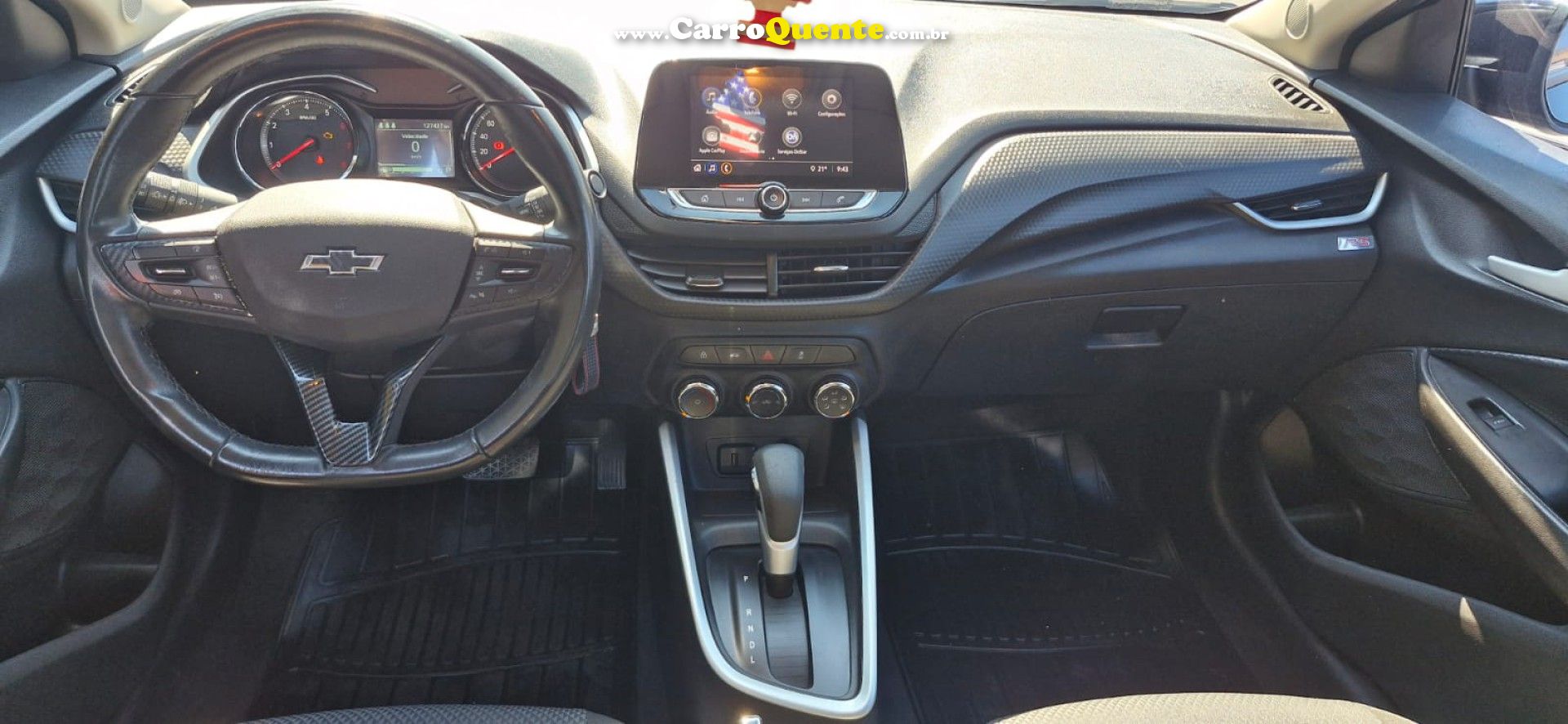CHEVROLET   ONIX SEDAN PLUS LT 1.0 12V TB FLEX AUT.   PRETO 2020 1.0 FLEX - Loja