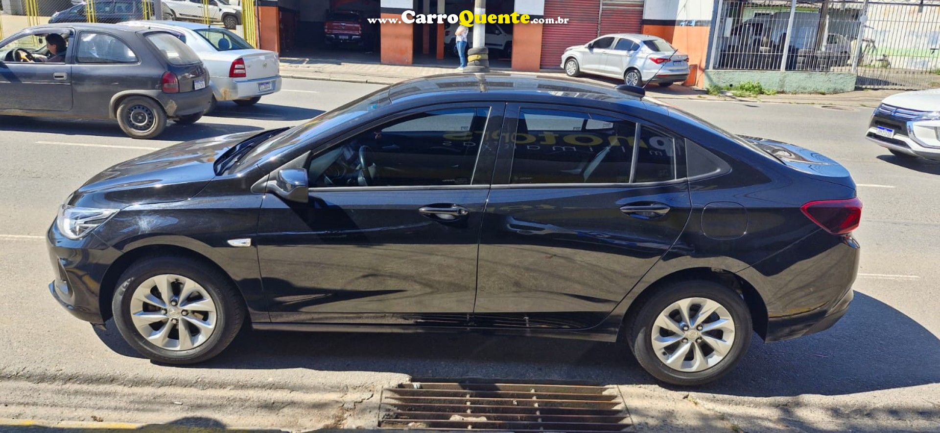 CHEVROLET   ONIX SEDAN PLUS LT 1.0 12V TB FLEX AUT.   PRETO 2020 1.0 FLEX - Loja