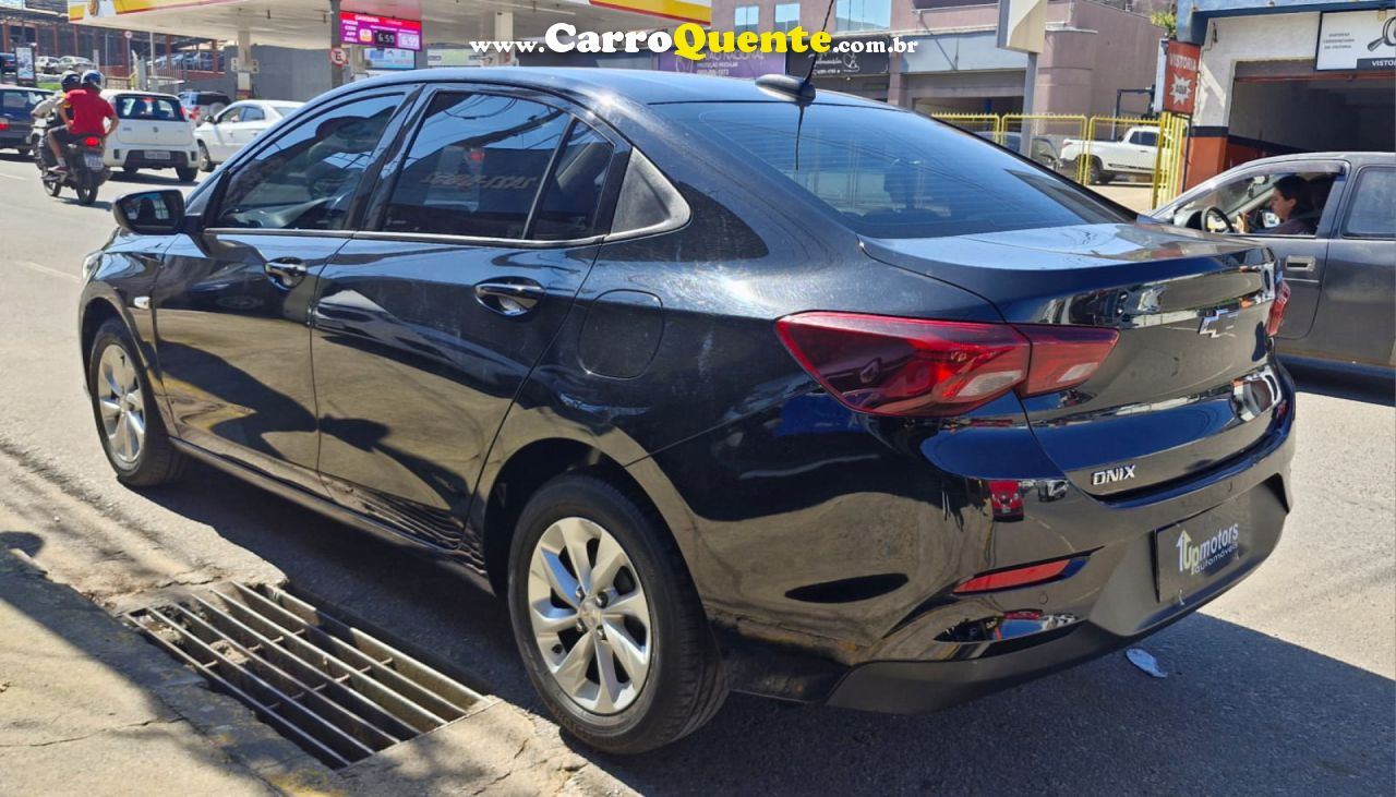 CHEVROLET   ONIX SEDAN PLUS LT 1.0 12V TB FLEX AUT.   PRETO 2020 1.0 FLEX - Loja
