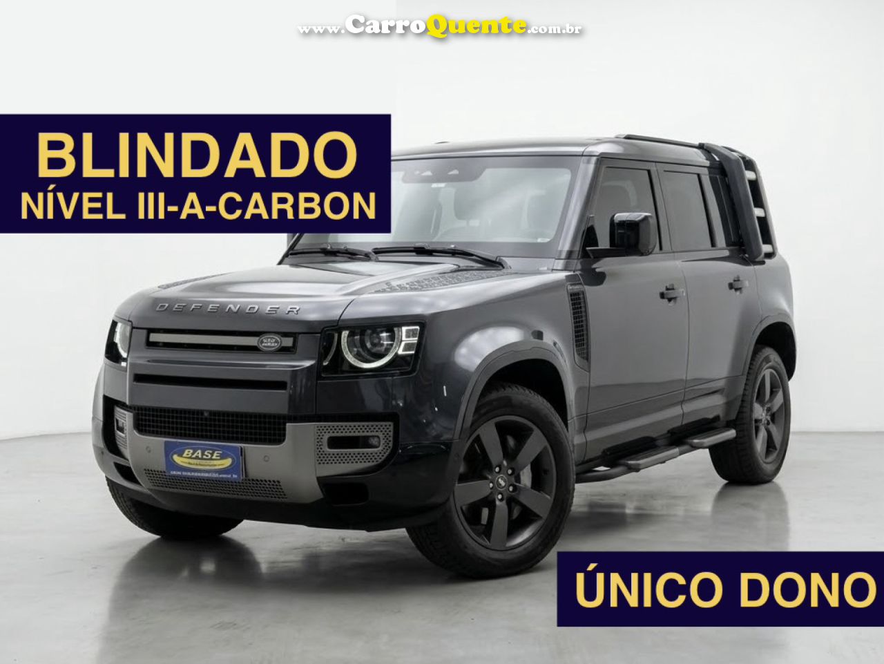 LAND ROVER   LAND ROVER DEFENDER 3.0 D300 TURBO DIESEL MHEV 110 X-DYNAMIC HSE AWD AUTOMÁTICO   CINZA 2024 3.0 TD DIESEL - Loja