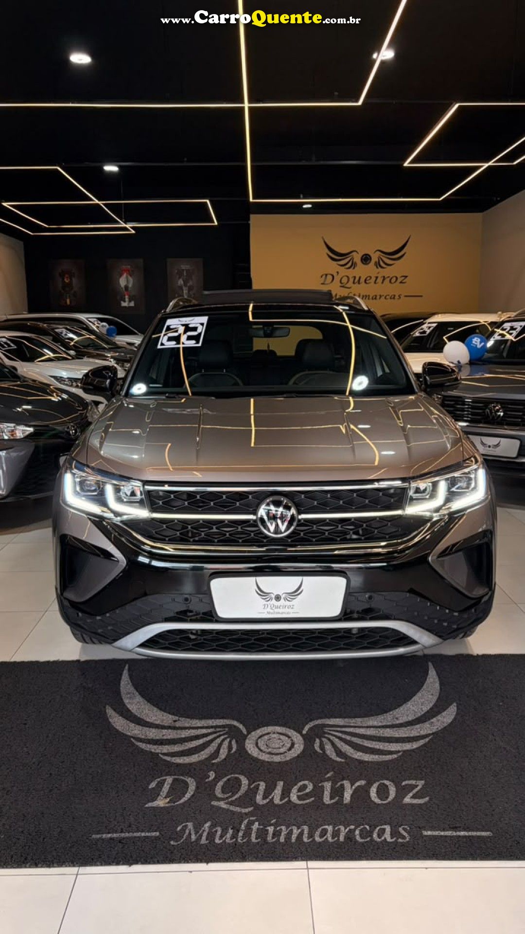 VOLKSWAGEN   TAOS HIGHLINE 1.4 250 TSI FLEX AUT.   BEGE 2021 1.4 FLEX - Loja