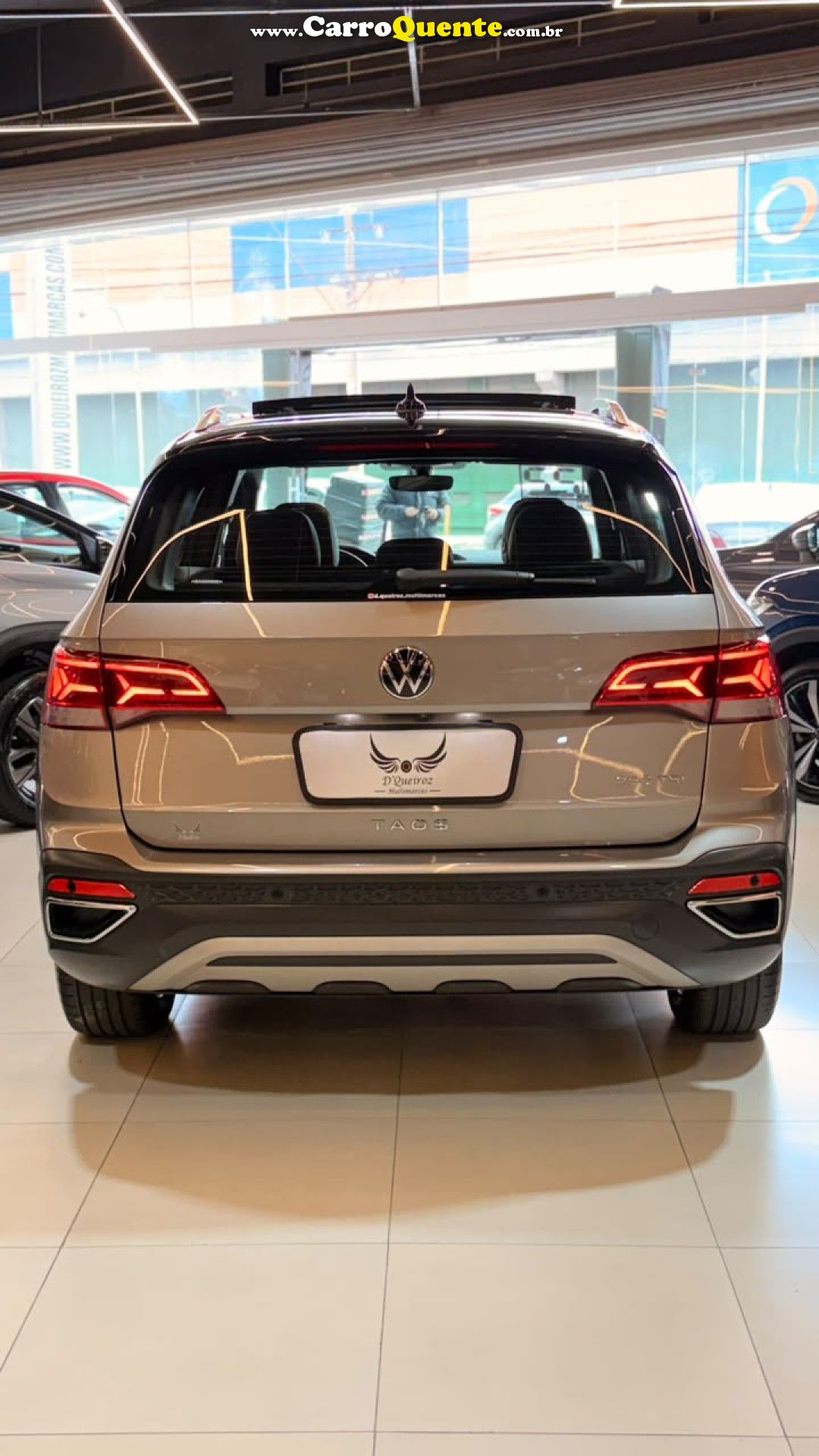 VOLKSWAGEN   TAOS HIGHLINE 1.4 250 TSI FLEX AUT.   BEGE 2021 1.4 FLEX - Loja