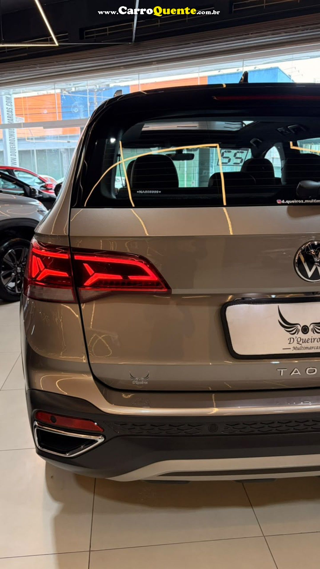 VOLKSWAGEN   TAOS HIGHLINE 1.4 250 TSI FLEX AUT.   BEGE 2021 1.4 FLEX - Loja