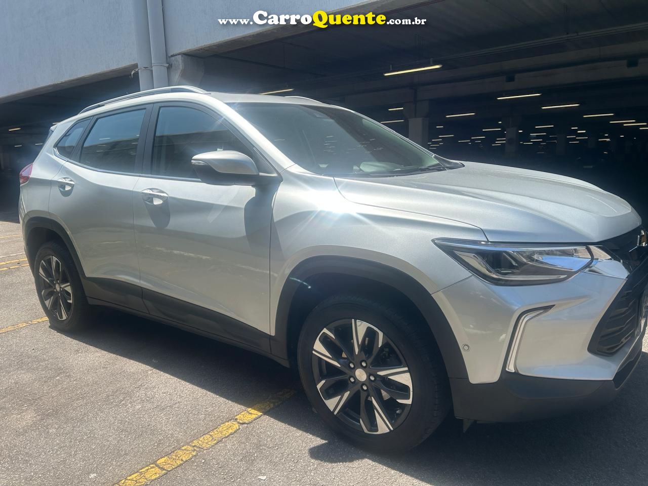 CHEVROLET   TRACKER 1.0 TURBO 12V FLEX AUT.    PRATA 2023 1.0 FLEX - Loja