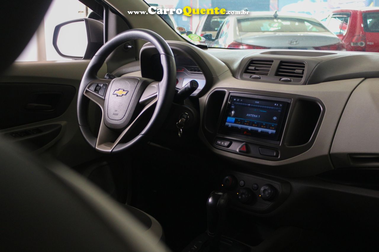 CHEVROLET   SPIN LT 1.8 8V ECONO.FLEX 5P AUT.   CINZA 2013 1.8 FLEX - Loja