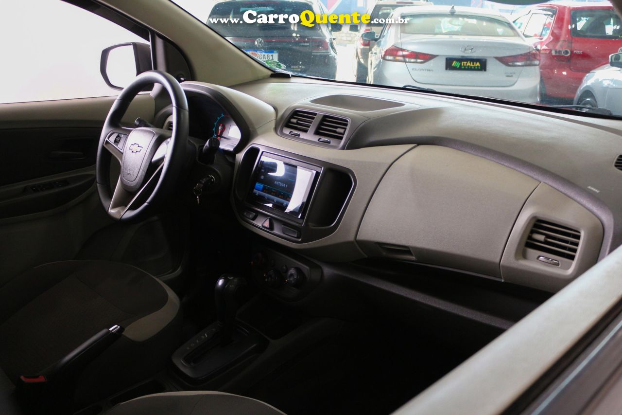 CHEVROLET   SPIN LT 1.8 8V ECONO.FLEX 5P AUT.   CINZA 2013 1.8 FLEX - Loja