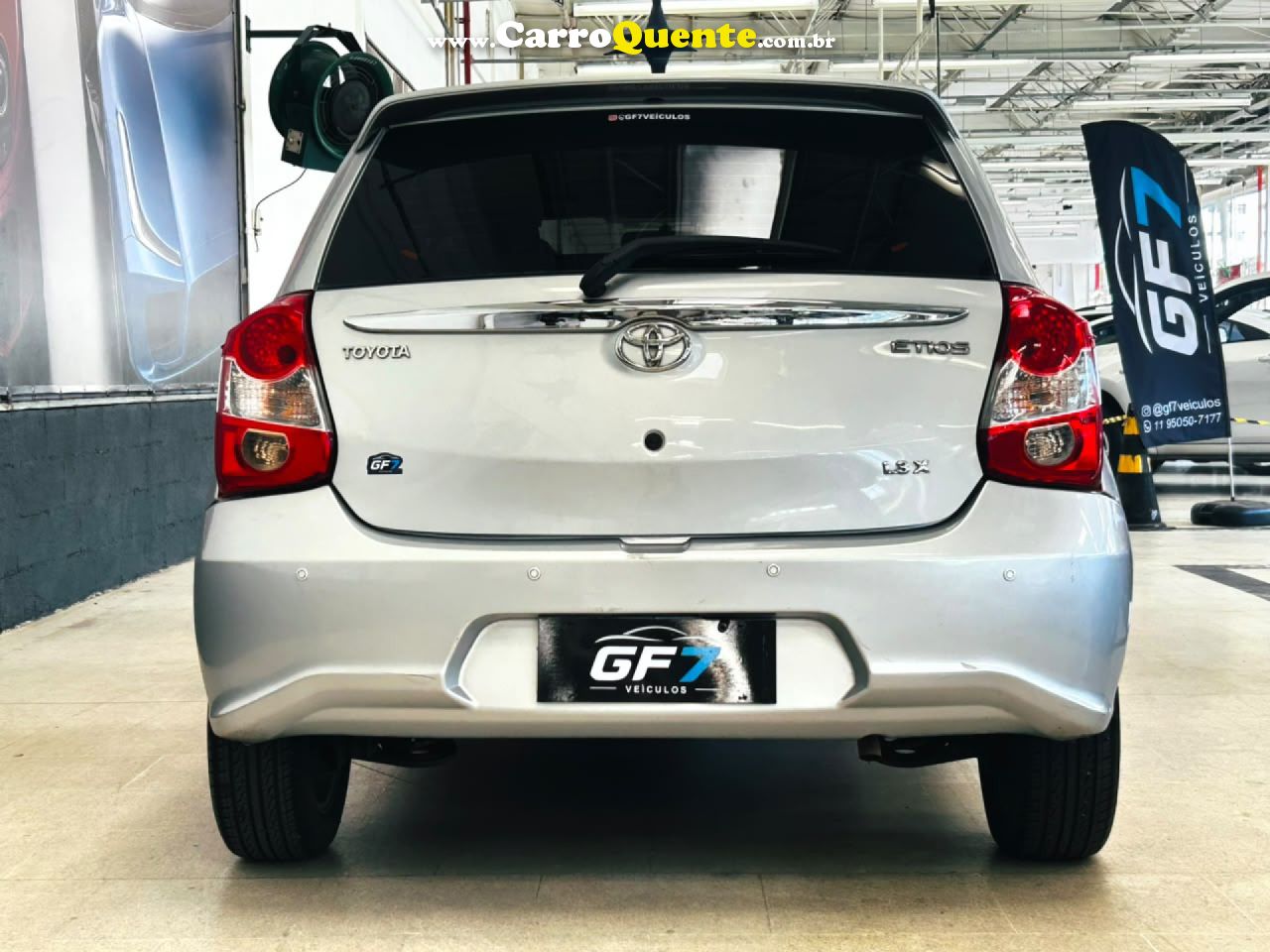 TOYOTA   ETIOS X 1.3 FLEX 16V 5P MEC.   PRATA 2018 1.3 FLEX - Loja
