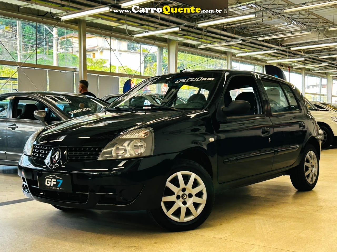 RENAULT   CLIO HI-FLEX 1.0 16V 5P   PRETO 2011 1.0 GASOLINA - Loja