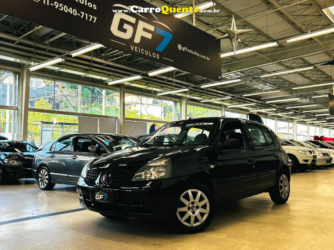 RENAULT   CLIO HI-FLEX 1.0 16V 5P   PRETO 2011 1.0 GASOLINA - Loja