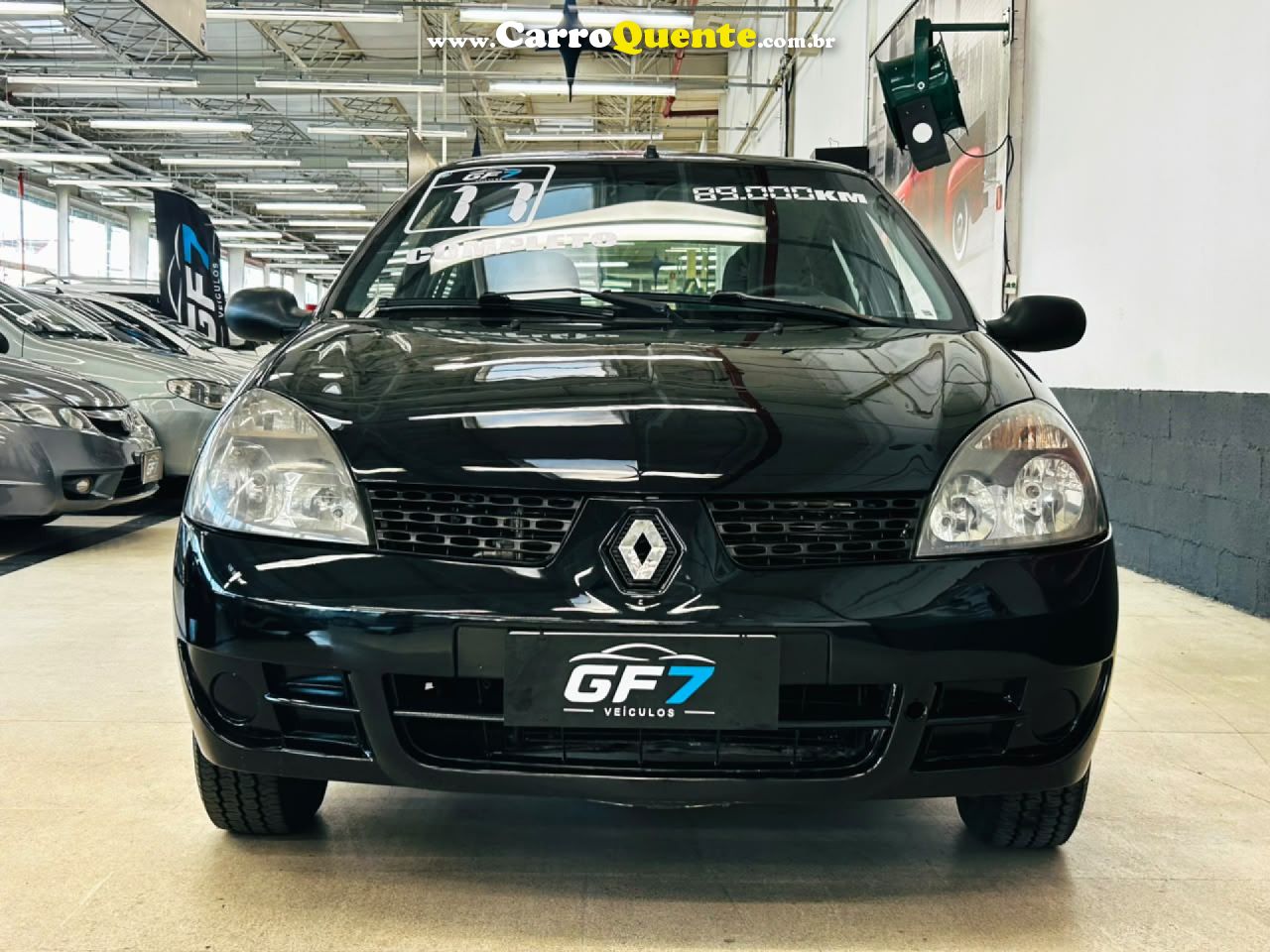 RENAULT   CLIO HI-FLEX 1.0 16V 5P   PRETO 2011 1.0 GASOLINA - Loja