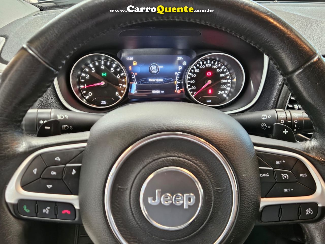 JEEP COMPASS 2.0 FLEX LONGITUDE * C/ 58.900 KM APENAS * 2020 - Loja