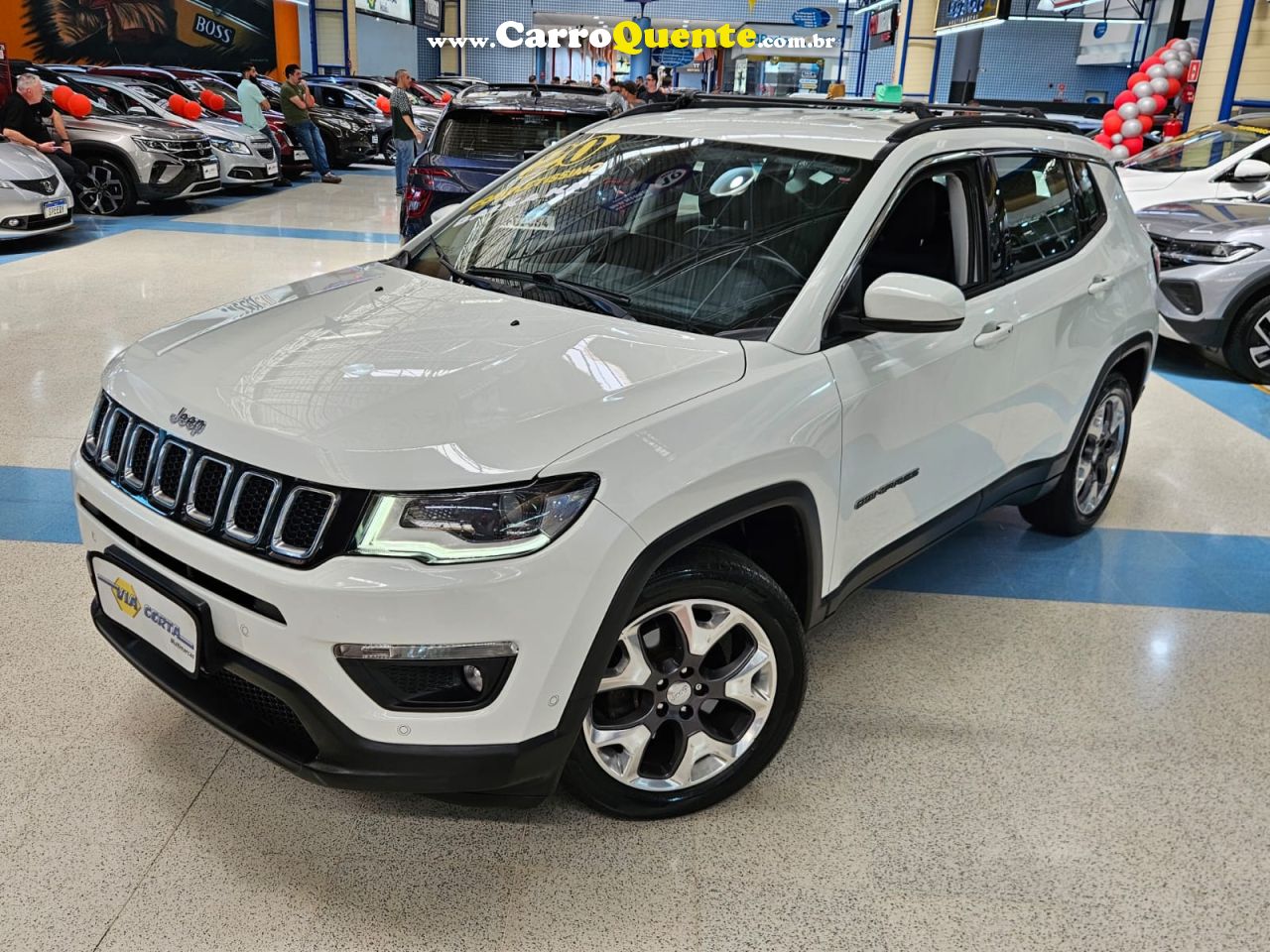 JEEP COMPASS 2.0 FLEX LONGITUDE * C/ 58.900 KM APENAS * 2020 - Loja
