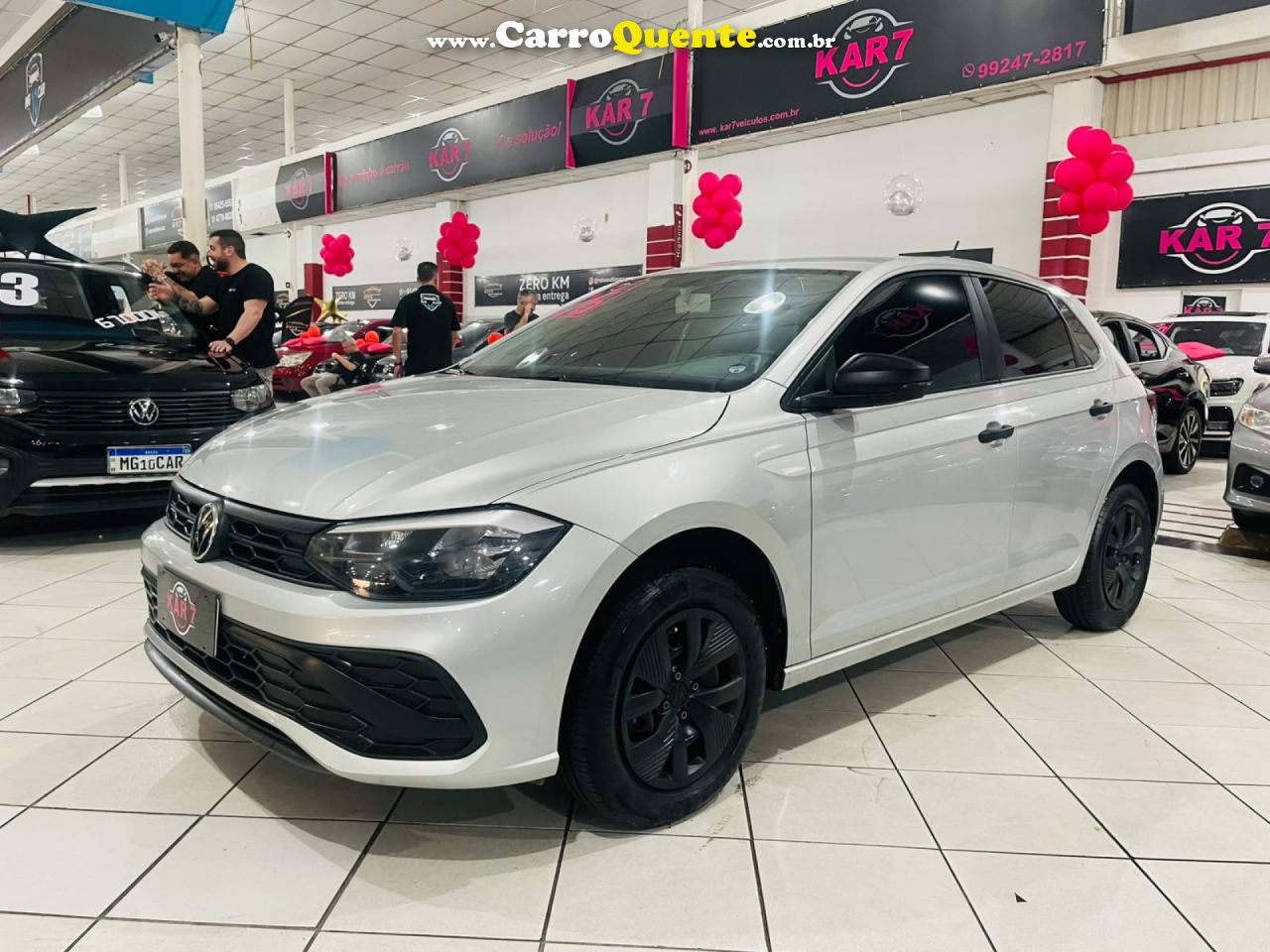 VOLKSWAGEN   POLO TRACK 1.0 FLEX 12V 5P   PRATA 2026 1.0 FLEX - Loja
