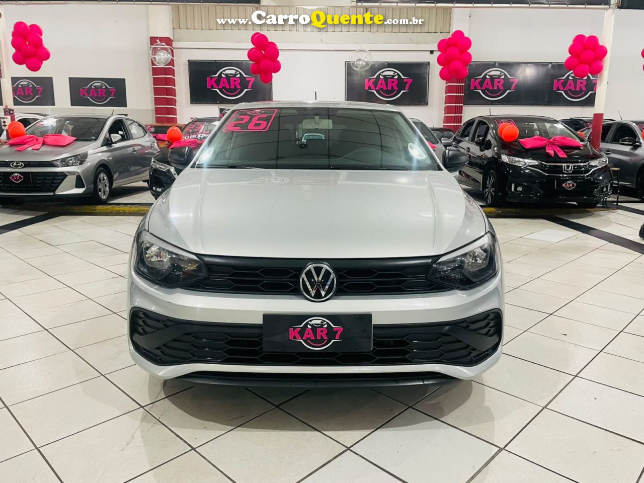 VOLKSWAGEN   POLO TRACK 1.0 FLEX 12V 5P   PRATA 2026 1.0 FLEX - Loja