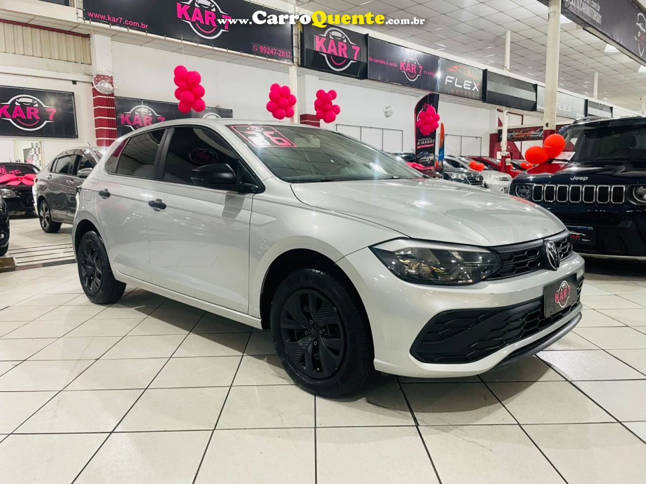 VOLKSWAGEN   POLO TRACK 1.0 FLEX 12V 5P   PRATA 2026 1.0 FLEX - Loja