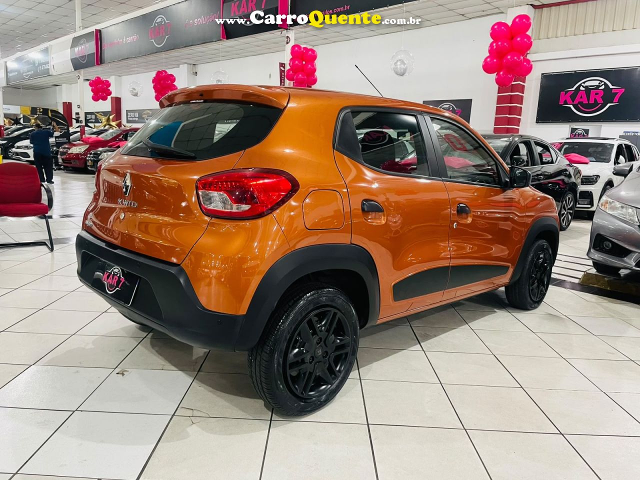 RENAULT   KWID ZEN 1.0 FLEX 12V 5P MEC.   LARANJA 2020 1.0 FLEX - Loja