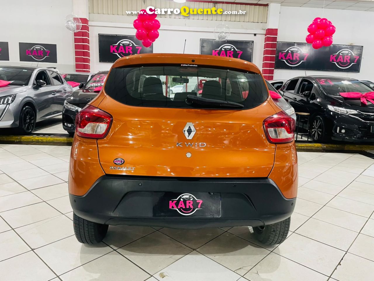 RENAULT   KWID ZEN 1.0 FLEX 12V 5P MEC.   LARANJA 2020 1.0 FLEX - Loja