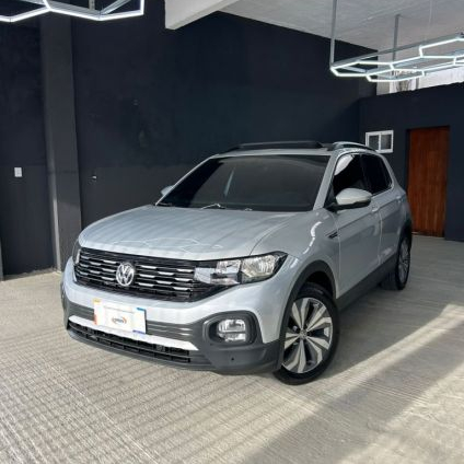 VOLKSWAGEN   T-CROSS COMFORTLINE 1.0 TSI FLEX 5P AUT.   PRATA 2020 1.0 FLEX