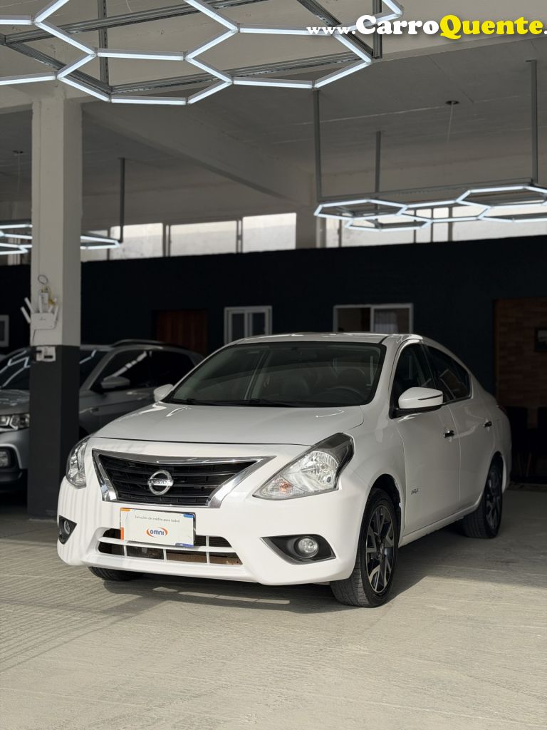 NISSAN   VERSA UNIQUE 1.6 16V FLEX 4P MEC.   BRANCO 2016 1.6 FLEX - Loja