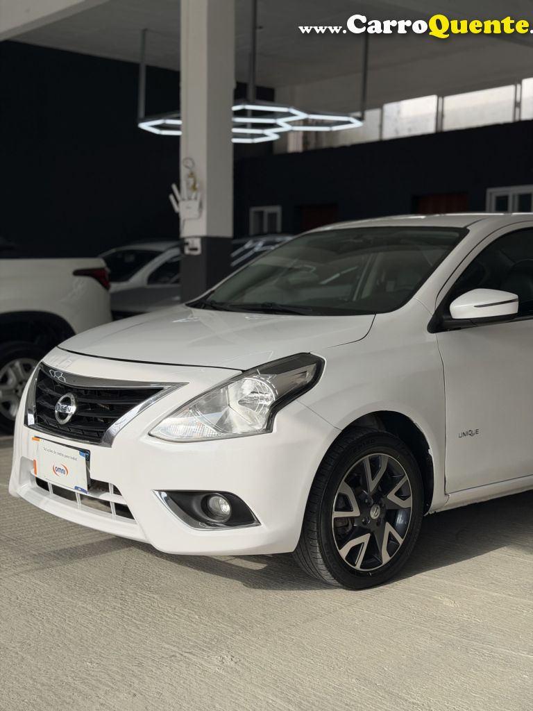 NISSAN   VERSA UNIQUE 1.6 16V FLEX 4P MEC.   BRANCO 2016 1.6 FLEX - Loja
