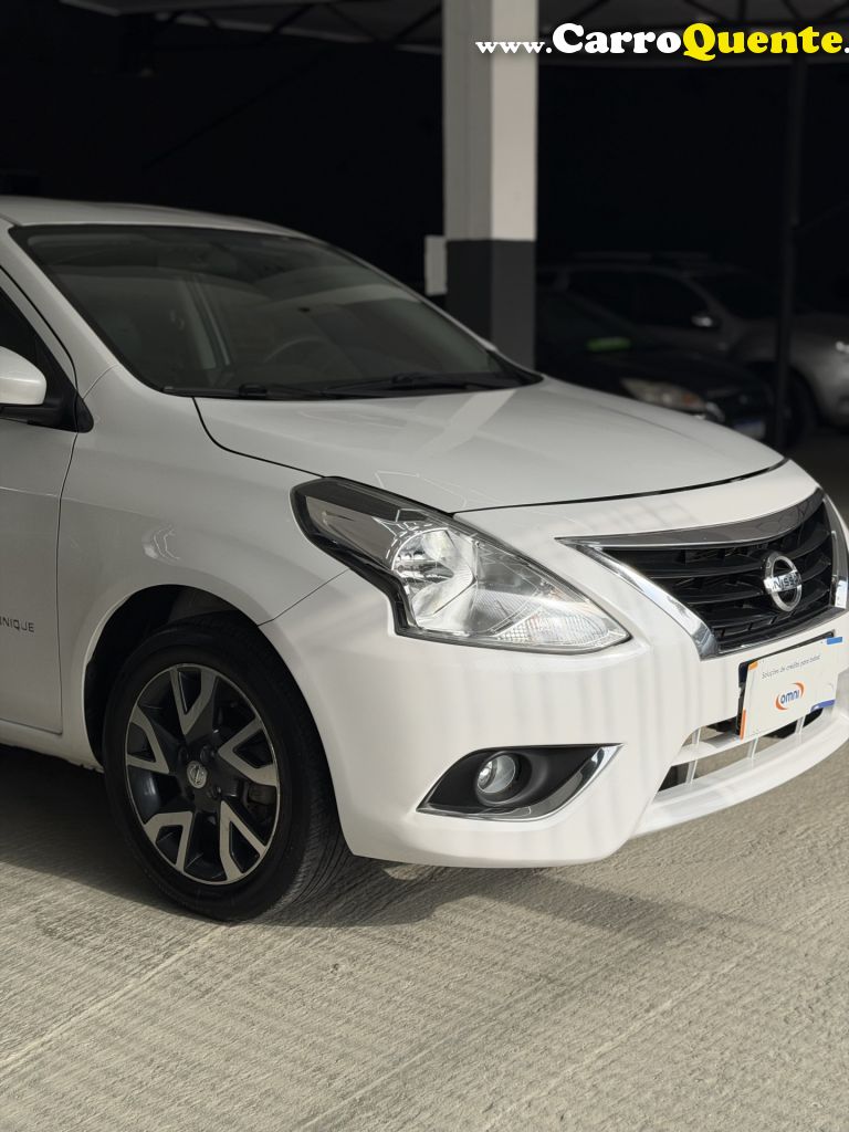 NISSAN   VERSA UNIQUE 1.6 16V FLEX 4P MEC.   BRANCO 2016 1.6 FLEX - Loja