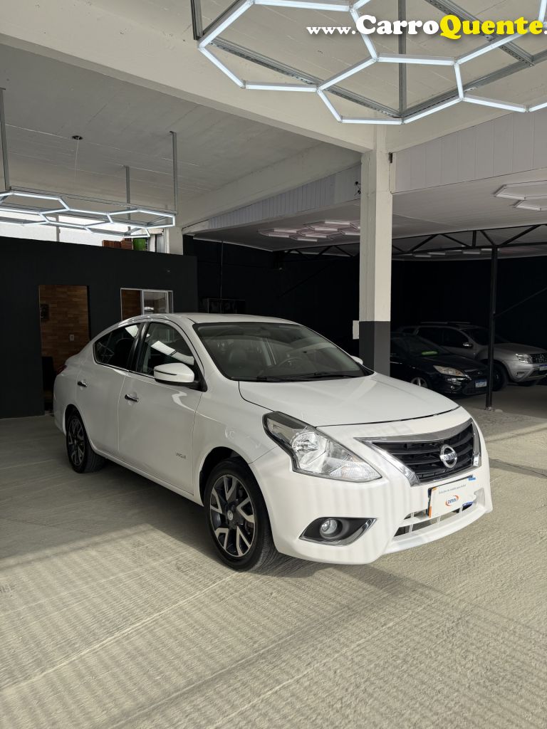 NISSAN   VERSA UNIQUE 1.6 16V FLEX 4P MEC.   BRANCO 2016 1.6 FLEX - Loja