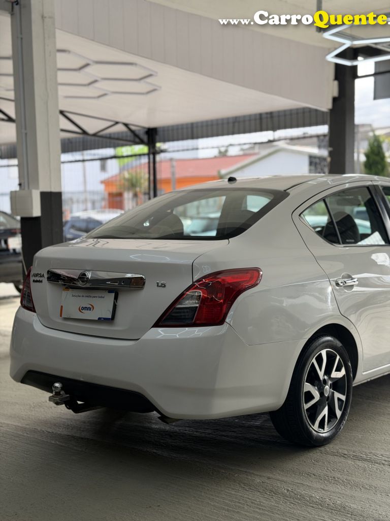 NISSAN   VERSA UNIQUE 1.6 16V FLEX 4P MEC.   BRANCO 2016 1.6 FLEX - Loja