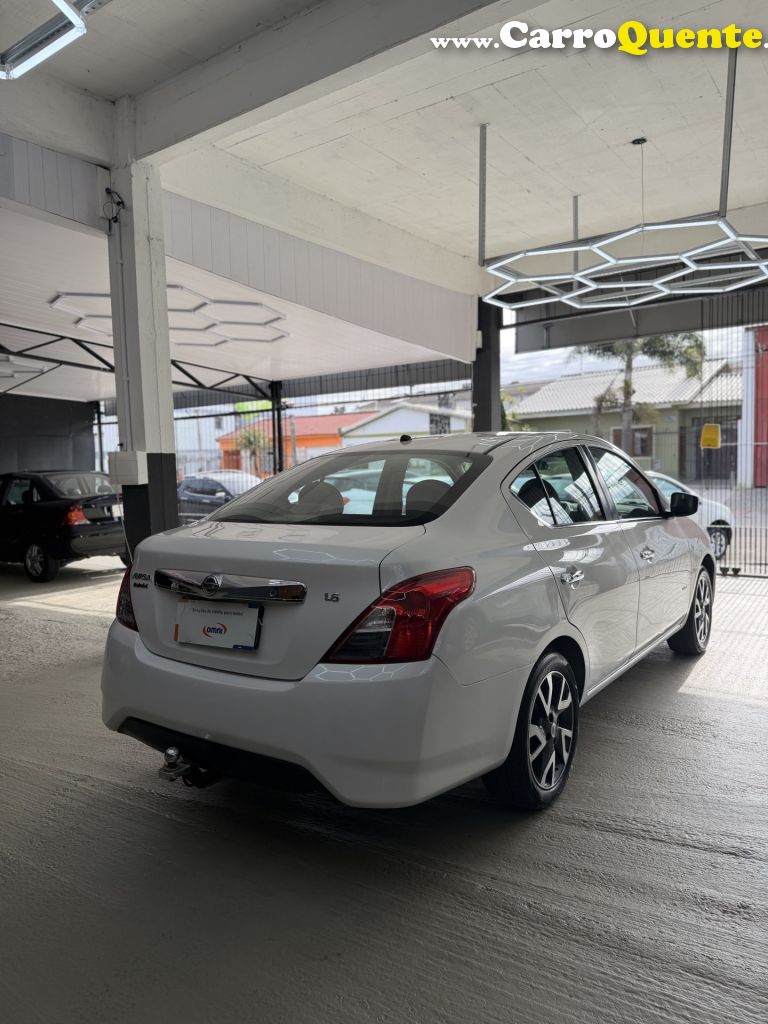 NISSAN   VERSA UNIQUE 1.6 16V FLEX 4P MEC.   BRANCO 2016 1.6 FLEX - Loja