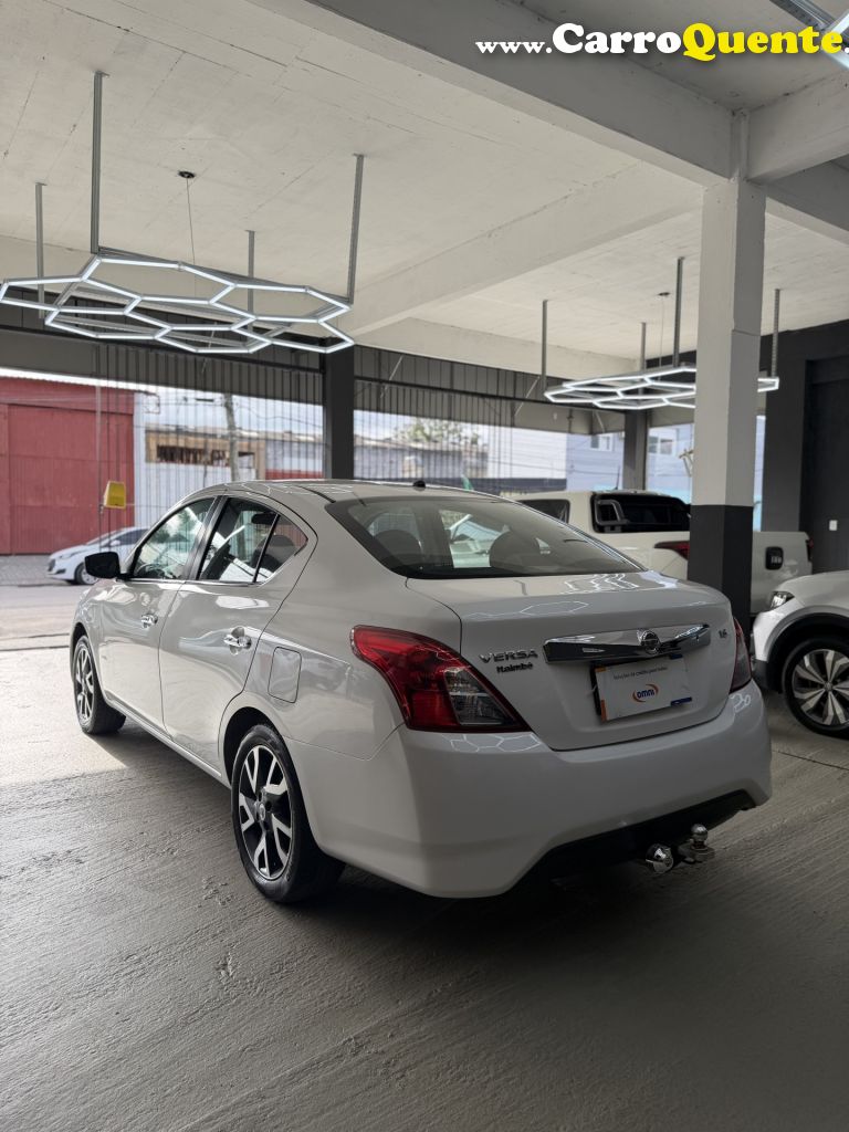 NISSAN   VERSA UNIQUE 1.6 16V FLEX 4P MEC.   BRANCO 2016 1.6 FLEX - Loja