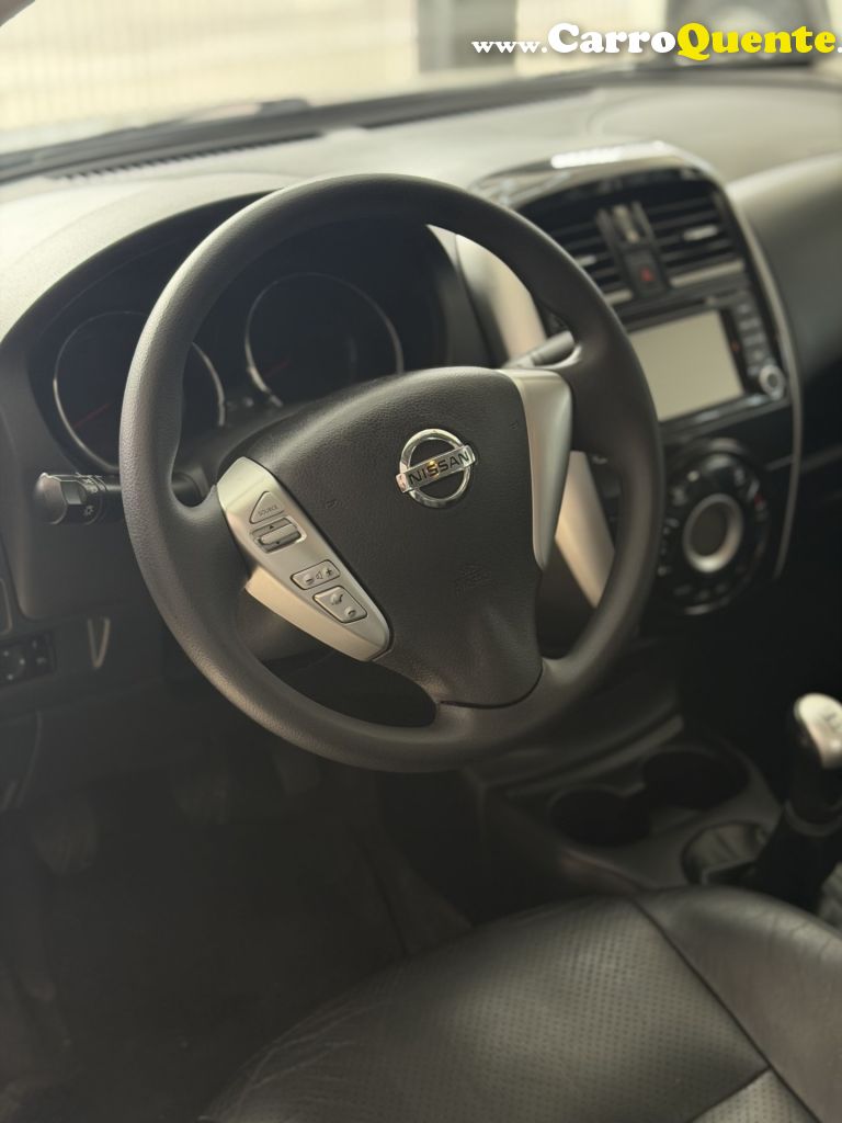 NISSAN   VERSA UNIQUE 1.6 16V FLEX 4P MEC.   BRANCO 2016 1.6 FLEX - Loja
