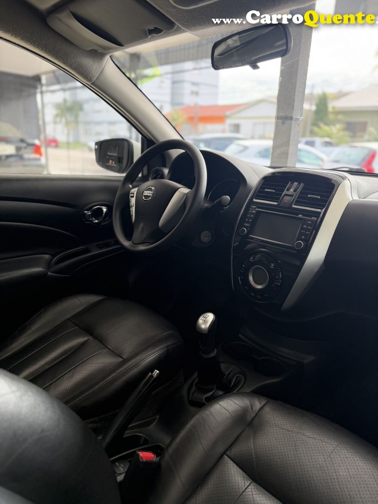 NISSAN   VERSA UNIQUE 1.6 16V FLEX 4P MEC.   BRANCO 2016 1.6 FLEX - Loja